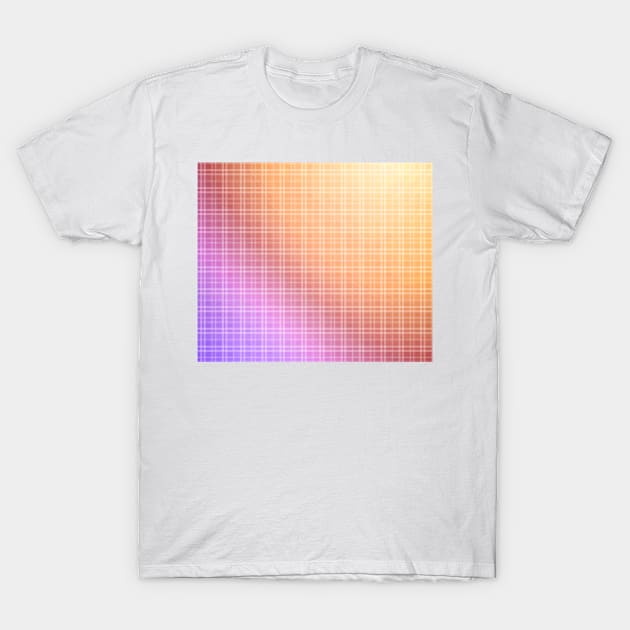 Soft pastel plaid pattern T-Shirt by Yarafantasyart